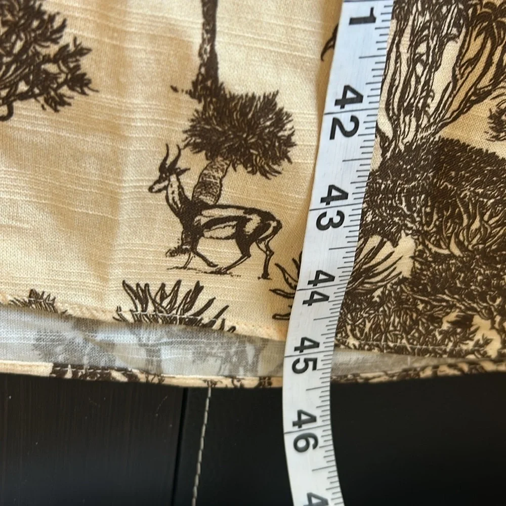 Tuckernuck Hyacinth House Brown Toile Camilla Corset Midi Dress Puff Sleeve Sz S - Picture 13 of 14